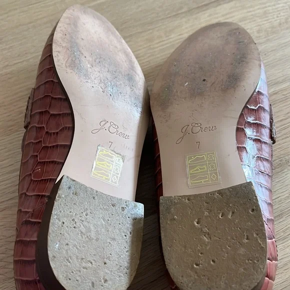 J Crew Croc style loafers 7 - Picture 4 of 4